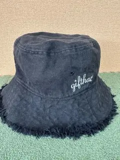 gifthat ブラック バケットハット
