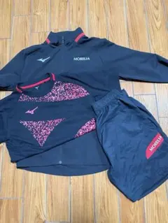 Mizuno MORELIA ジャージ上下セット ブラック - メルカリ