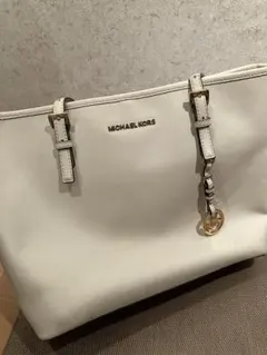 MICHAEL KORS ホワイト トートバッグ