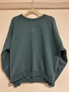 GAP グリーン スウェット トレーナー　値下げしました！！