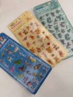 ぷくぷくシール　プクプクシール　ディズニー　トイストーリー　モンスターズインク