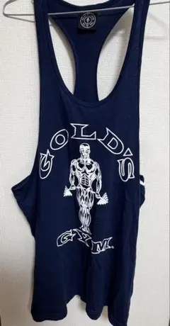 GOLD'S GYM ネイビー タンクトップ　Lサイズ