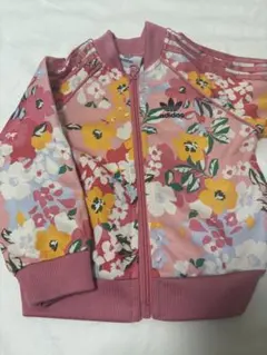 adidas 花柄 ジャージ 80 アウター