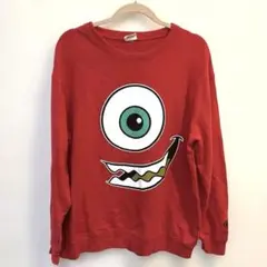 モンスターズインクキャラクターグラフィック赤トレーナー