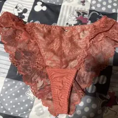 オレンジ フルレース ショーツ