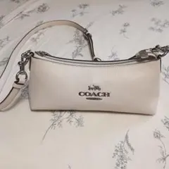 タイムセール！【美品】COACH 　ショルダーバッグ ホワイト