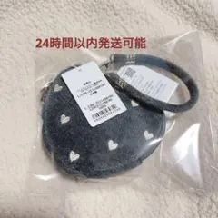 完売商品 FEILER ラブラリーハート　ハート型ポーチ グレー