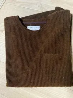 CIAPANIC TYPYブラウン リブ編み セーター