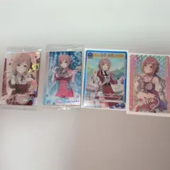 学マス 姫崎莉波 カード4枚セット（ウエハース/ユニアリ/カードダスS+）