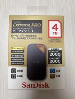 2026年最新】sandisk extreme pro ポータブルssd 4tbの人気アイテム