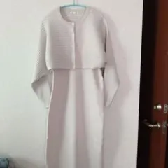 ニットセットアップワンピース