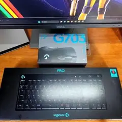 Logicool G PRO キーボード(赤軸)　G703h マウスセット