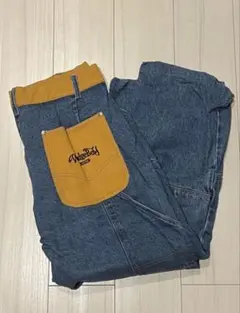 ワッジボーイ デニム カラーポケットデニムパンツ イエロー - メルカリ