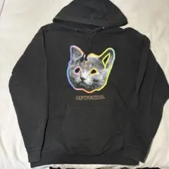 OFWGKTA パーカー L オッドフューチャー 猫プリント