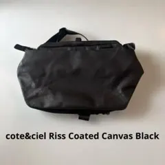 【美品】cote&ciel Riss Coated Canvas Black