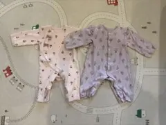 女の子カバーオール80まとめ売り2点