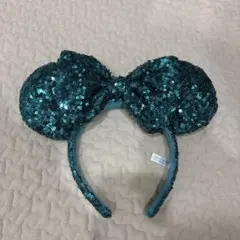 ティール スパンコール カチューシャ