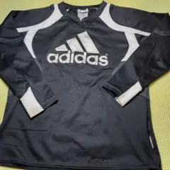 adidas Climacool 長袖サッカーシャツ 黒 130cm