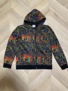 REVO 総柄ナイロンパーカー