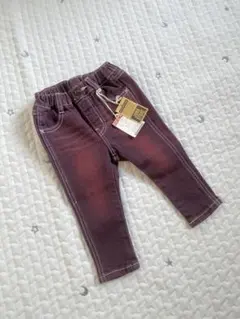 新品‼︎ パープルパンツ　80