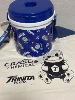 大分トリニータ　ニータン　グッズ　ポップコーンバケット　バッグ　2点セット