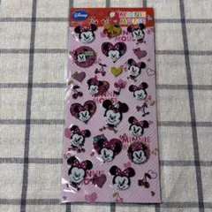 平成　Disney ミニーマウス ぷっくりグリッターシール