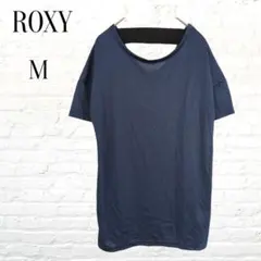 ROXY ロクシー　トレーニングウェア トップス Mサイズ ネイビーのサムネイル