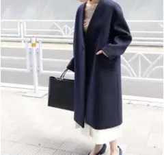 NOBLE ノーブル コート ロングコート レディース NOBLE（ノーブル） コート チェスターコート MTRビッグカラーコート