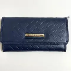 新品未使用★トミーヒルフィガー TOMMY HILFIGER 長財布 ネイビー