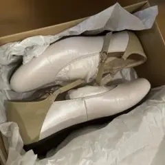 ペダラ レディース 3E ストラップパンプス　コンフォートシューズ　22.5cm