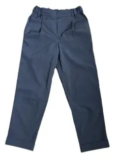 coen グレー タック入り カジュアルパンツ