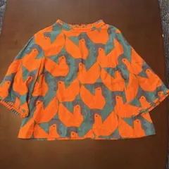 TIGRE BROCANTE ニワトリ柄 ブラウスのサムネイル
