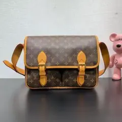 Louis Vuitton メッセンジャーバッグ ブラウン/オレンジ