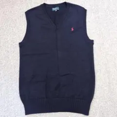 Polo by Ralph Lauren ネイビー ベスト 160