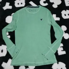 AMERICAN EAGLE OUTFITTERS 緑 長袖カットソー S/P