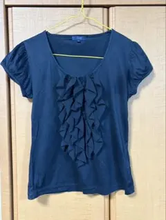 ROPEブラック半袖カットソー