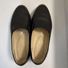 ダイアナ 22.5cm WELL FIT スリッポン シャークソール レザー