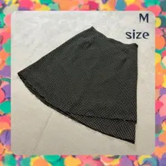 美品 INGEBORG インゲボルグ ドット柄フレアスカートのサムネイル