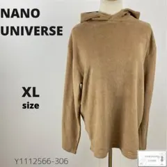 NANO UNIVERSE ナノユニバース フリースパーカー プルオーバー XL
