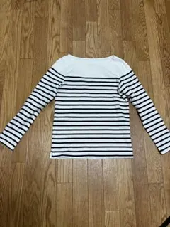 無印良品　ボートネック長袖カットソー