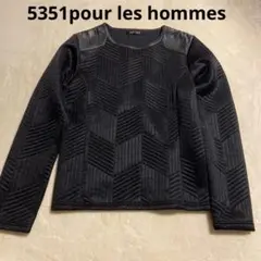 5351pour les hommes 異素材mixシャツ