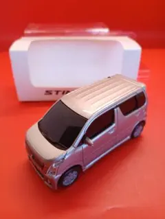 비매품 スズキ ワゴンR スティングレー プルバックカー シルバー