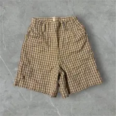 チェック柄 ハーフパンツvintage