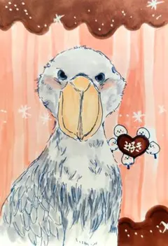 再販ナシ　いつもありがと　1/31 5（原画）ポストカードのみ