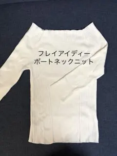 フレイアイディー　ボートネックニット