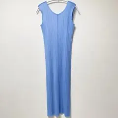 き*ん様 【週末値引き中】プリーツプリーズ ノースリーブ ロングワンピース ２