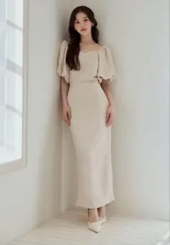 poláura ソフトブルームバックリボンワンピース ポローラ