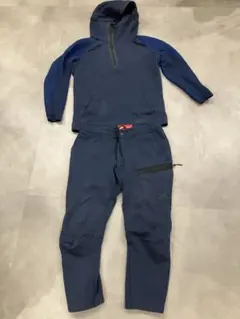 Nike ネイビー テックフリース　スウェットパンツ・シャツ セット　中古品