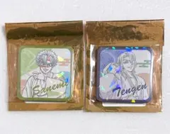 【新品】鬼滅の刃　鬼滅の奏宴　原画グリッター缶バッジ　実弥　宇髄