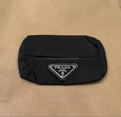 PRADA プラダ ナイロンティッシュケース ポケットティッシュカバー ブラック